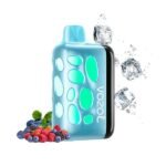 پاد یکبار مصرف ریو ۴۰۰۰۰ پاف وزول طعم بلوبری رزبری یخ Vozol Rave 40000 Blue Razz Ice