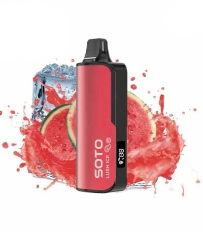 پاد یکبار مصرف هندوانه یخ سوتو دیلاکس ۲۳۰۰۰ پاف Soto Deluxe Watermelon Ice