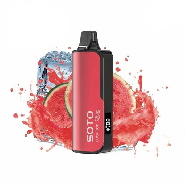 پاد یکبار مصرف هندوانه یخ سوتو دیلاکس ۲۳۰۰۰ پاف Soto Deluxe Watermelon Ice