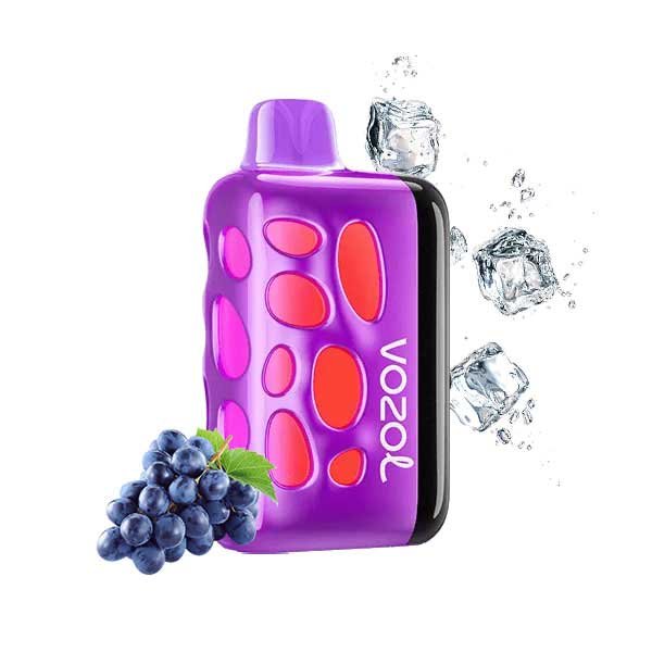پاد یکبار مصرف ریو ۴۰۰۰۰ پاف وزول طعم انگور یخ Vozol Rave 40000 Grape Ice