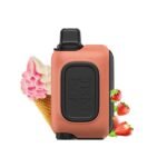 پاد یکبار مصرف اینستا بار ۱۵۰۰۰ پاف طعم بستنی توت فرنگی Instabar WT Strawberry Ice Cream