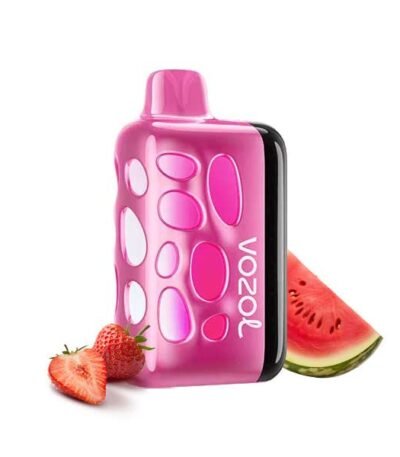 پاد یکبار مصرف ریو ۴۰۰۰۰ پاف وزول طعم هندوانه توت‌فرنگی Vozol Rave 40000 Watermelon Strawberry