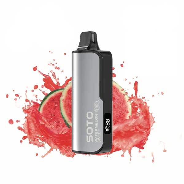 پاد یکبار مصرف هندوانه پاستیل سوتو دیلاکس ۲۳۰۰۰ پاف Soto Deluxe