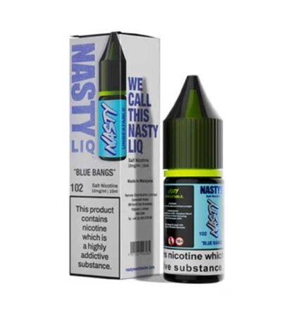 سالت نیکوتین تمشک بلوبری نستی Nasty LIQ 102 Blue Bangs 10ML