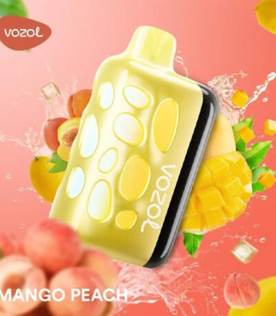 پاد یکبار مصرف ریو ۴۰۰۰۰ پاف وزول هلو انبه Vozol Rave 40000 Puffs Peach Mango