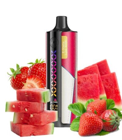 ویپ یکبار مصرف الف بار ۳۰۰۰۰ پاف ای شیشا لوکس هندوانه توت فرنگی Elf Bar E Shisha Luxe Watermelon Strawberry 30000 Puffs
