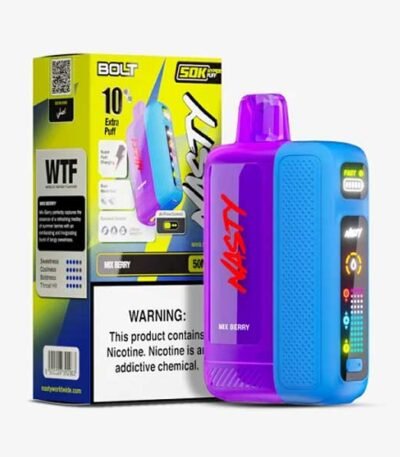 پاد یکبار مصرف نستی بولت میکس بری Nasty Bolt Mix Berry 50000 Puffs