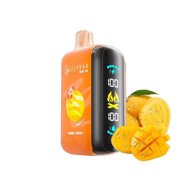 پاد یکبار مصرف الف بار رایا دی ۳ انبه Elf Bar Raya D3 Mango 25000 Puffs
