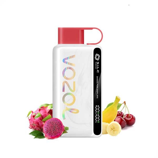 پاد یکبار مصرف وزول استار ۱۲۰۰۰ پاف موز گیلاس دراگون Vozol Star Banana Cherry Dragon Fruit