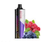 ویپ یکبار مصرف الف بار ۳۰۰۰۰ پاف ای شیشا لوکس تمشک انگور Elf Bar E Shisha Luxe Raspberry Grape 30000 Puffs