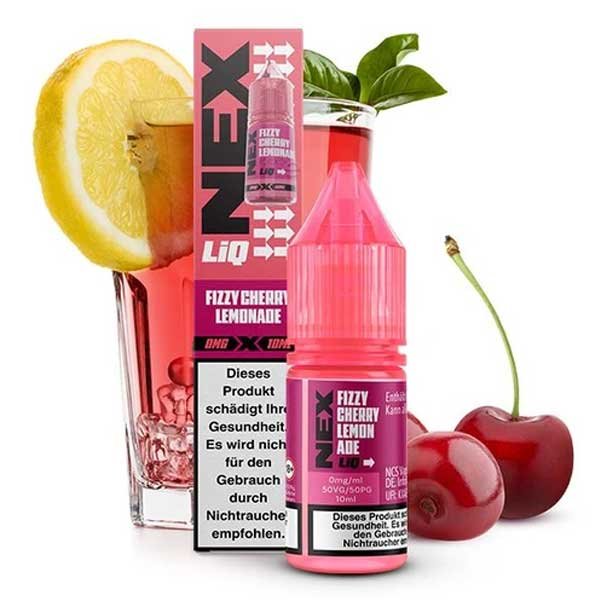 سالت نیکوتین پاد سالت نکس گیلاس لیموناد گازدار Pod Salt Nex Liq Fizzy Cherry Lemonade