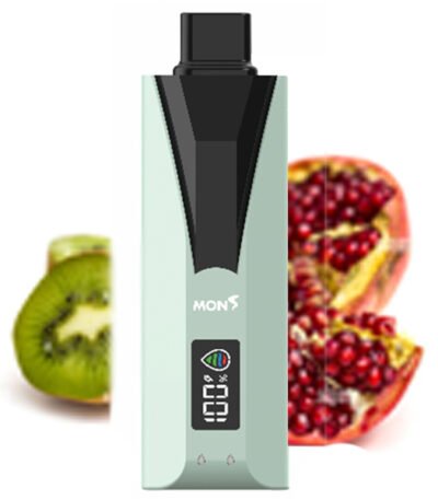 پاد یکبار مصرف بابل مون انار کیوی فروت Bubblemon Dual Mesh Pomegranate Kiwi Fruit 35000 Puffs