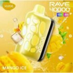 پاد یکبار مصرف ریو ۴۰۰۰۰ پاف وزول انبه یخ Vozol Rave 40000 Puffs Mango Ice
