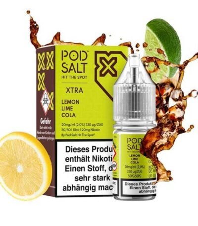 سالت نیکوتین پاد سالت نوشابه لیمو Pod Salt Lemon Lime Cola