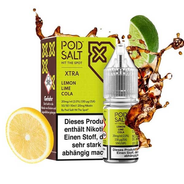سالت نیکوتین پاد سالت نوشابه لیمو Pod Salt Lemon Lime Cola