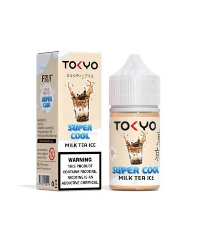 سالت نیکوتین سوپر کول شیر و چای یخ Tokyo Milk Tea Ice Super Cool