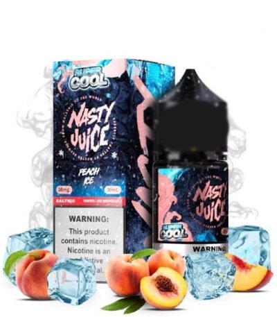 سالت نیکوتین هلو یخ اسموت نستی Nasty Smooth Peach Ice