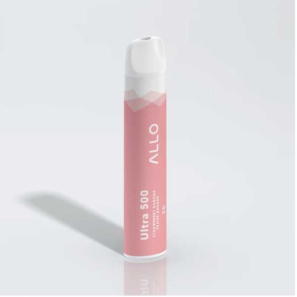 پاد یکبارمصرف موز و توتفرنگی Allo Plus Strawberry Banana 5000 Puffs