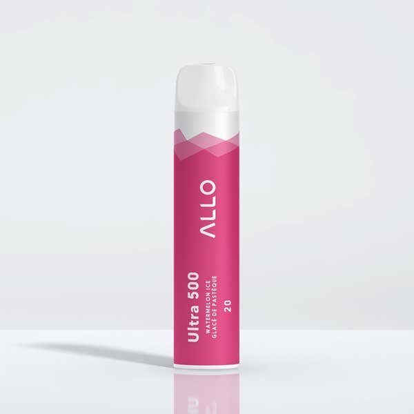 پاد یکبارمصرف هندوانه یخ  Allo Plus Watermelon Ice 5000 Puffs پاد یکبارمصرف هندوانه یخ  Allo Plus Watermelon Ice 5000 Puffs