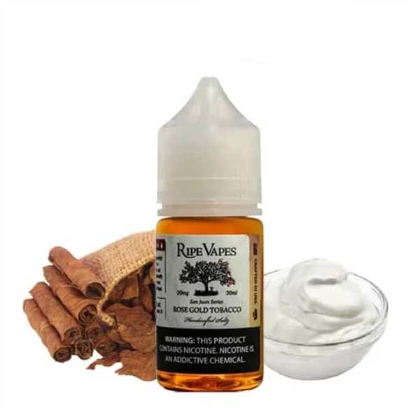 سالت نیکوتین رز گلد تنباکو رایپ ویپ Ripe Vapes Rose Gold Tobacco سالت نیکوتین رز گلد تنباکو رایپ ویپ Ripe Vapes Rose Gold Tobacco