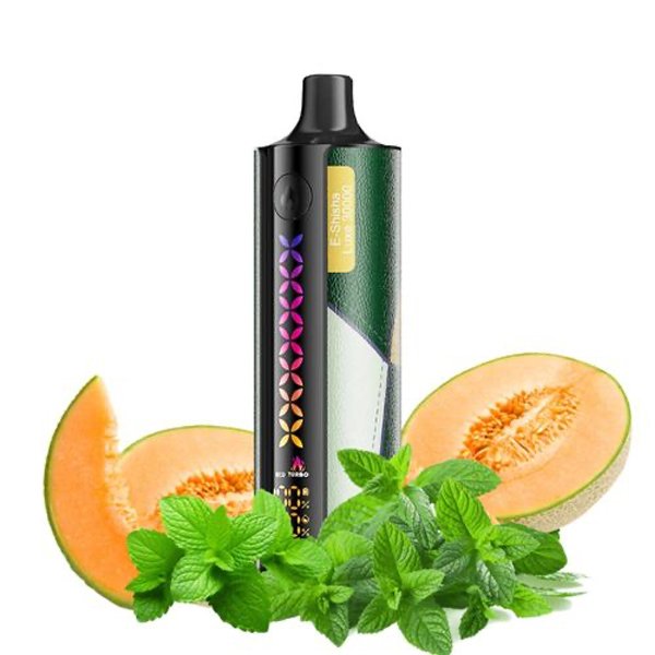 ویپ یکبار مصرف الف بار ۳۰۰۰۰ پاف ای شیشا لوکس نعنا طالبی Elf Bar E Shisha Luxe Melon Mint 30000 Puffs