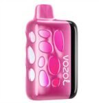 پاد یکبار مصرف ریو ۴۰۰۰۰ پاف وزول توت‌فرنگی هلو Vozol Rave 40000 Puffs Strawberry Peach