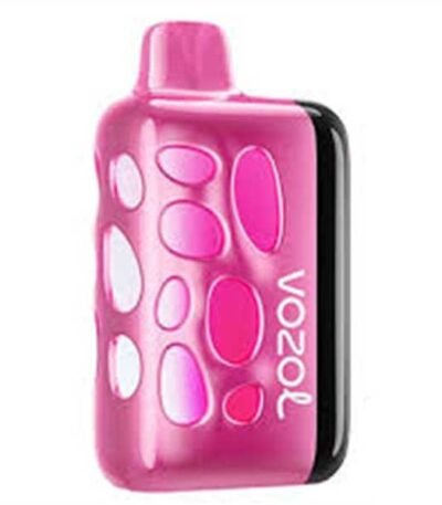 پاد یکبار مصرف ریو ۴۰۰۰۰ پاف وزول توت‌فرنگی هلو Vozol Rave 40000 Puffs Strawberry Peach