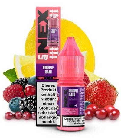 سالت نیکوتین پاد سالت تمشک بلوبری Pod Salt Nex Liq Purple Rain