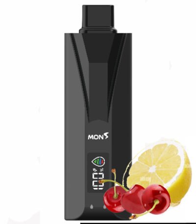 پاد یکبار مصرف بابل مون گیلاس لیمو Bubblemon Dual Mesh Cherry Lemon 35000 Puffs