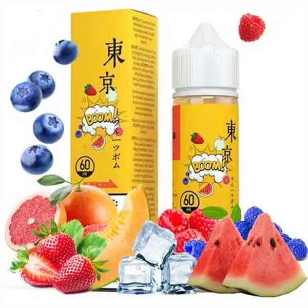 جویس میوه استوایی یخ توکیو Tokyo Fruit Bomb Ice 60ML جویس میوه استوایی یخ توکیو Tokyo Fruit Bomb Ice 60ML