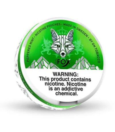 نیکوتین پچ وایت فوکس نعنا فلفلی White Fox Peppered Mint Nicotine Pouch