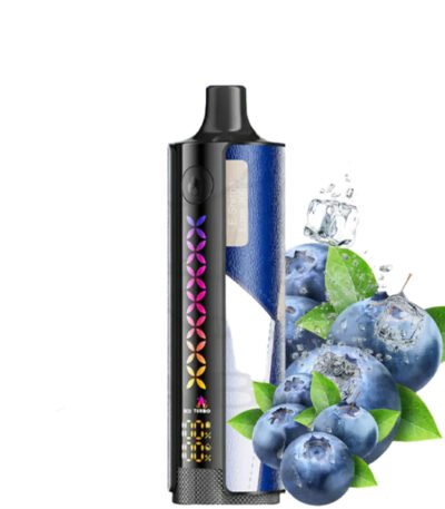 ویپ یکبار مصرف الف بار ۳۰۰۰۰ پاف ای شیشا لوکس بلوبری یخ Elf Bar E Shisha Luxe Frozen Blueberry 30000 Puffs