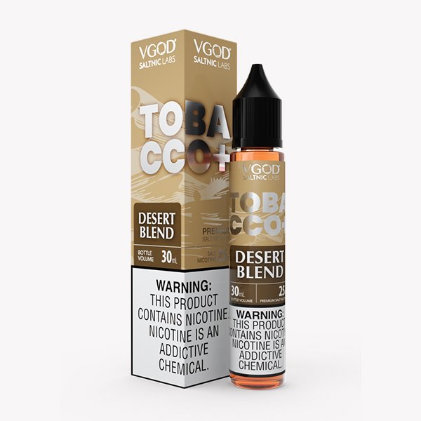 سالت نیکوتین توباکو پلاس تنباکو آمریکایی ادویهای ویگاد VGOD Tobacco Plus Desert Blend