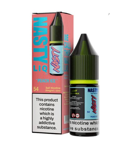 سالت نیکوتین هلو یخ نستی Nasty LIQ 54 Peach Ice 10ML