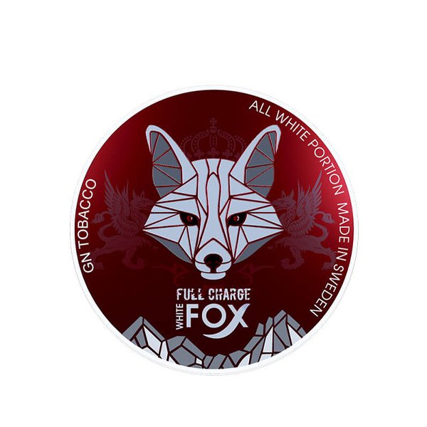 نیکوتین پچ وایت فوکس تنباکو اصیل GN Tobacco Full Charge Nicotine Pouch White fox