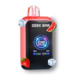 پاد یکبار مصرف گیک بار هندوانه توت فرنگی یخ Geek Bar Watermelon Strawberry Ice 23000 Puffs