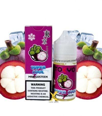 سالت نیکوتین میوه استوایی منگوستن یخ Tokyo Mangosteen Super Cool