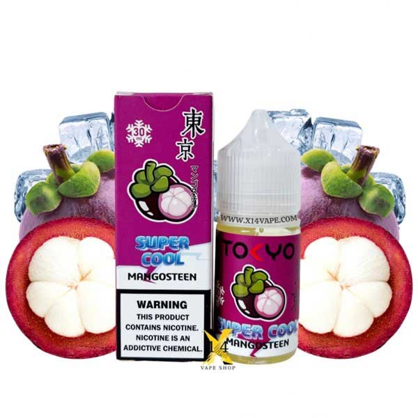 سالت نیکوتین میوه استوایی منگوستن یخ Tokyo Mangosteen Super Cool