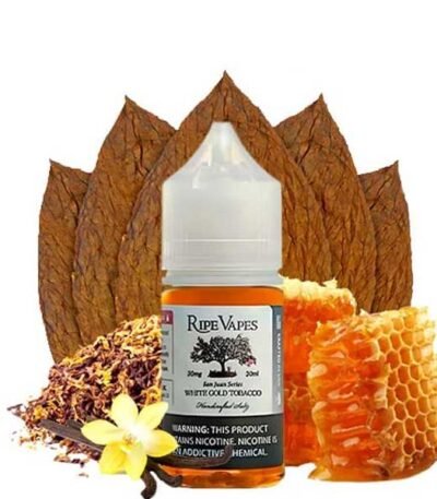 سالت نیکوتین تنباکو وایت گلد رایپ ویپ Ripe Vapes White Gold Tobacco