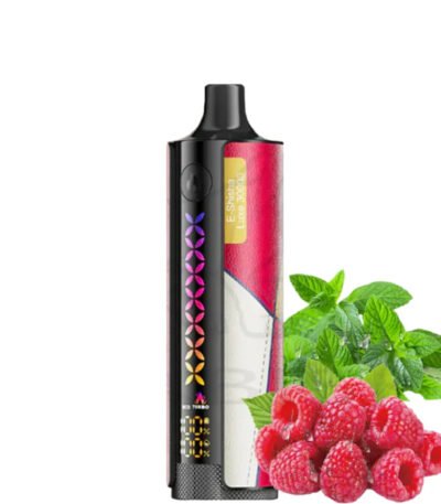 ویپ یکبار مصرف الف بار ۳۰۰۰۰ پاف ای شیشا لوکس نعنا تمشک Elf Bar E Shisha Luxe Raspberry Mint 30000 Puffs