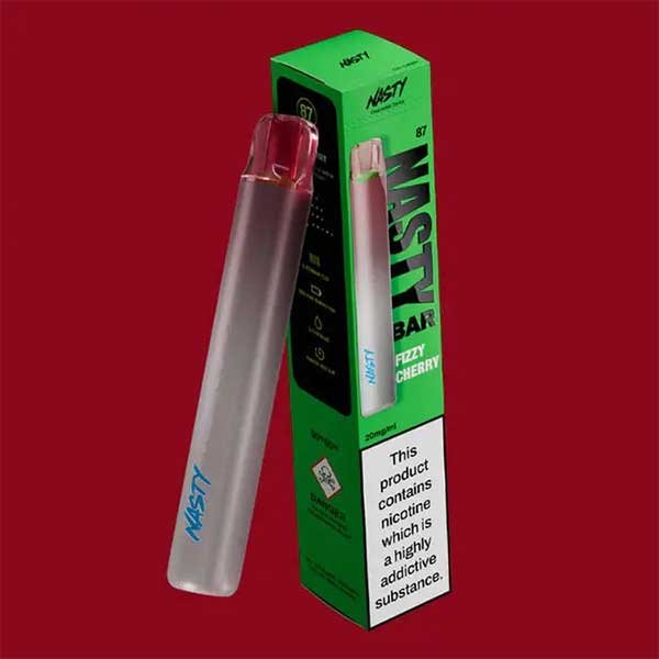 پاد یکبار مصرف نستی گیلاس یخ  Nasty Cherry Ice 1200 Puffs پاد یکبار مصرف نستی گیلاس یخ Nasty Cherry Ice 1200 Puffs