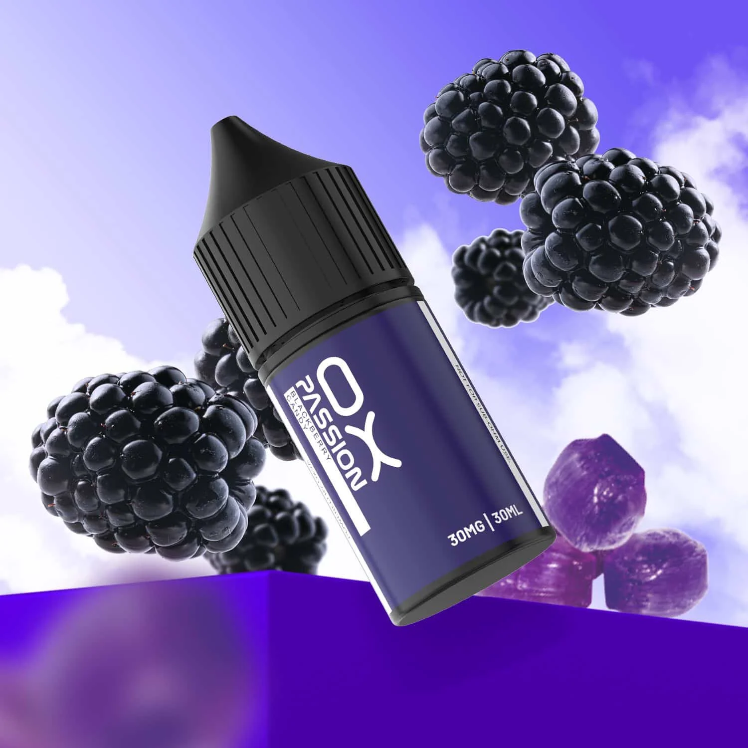 سالت نیکوتین توتسیاه آبنباتی اکسوا Oxva Passion Blackberry Candy سالت نیکوتین توتسیاه آبنباتی اکسوا Oxva Passion Blackberry Candy