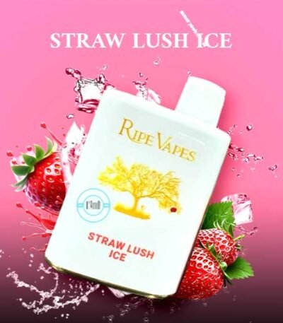 پاد یکبار مصرف رایپ ویپ آیوری توت فرنگی هندوانه یخ ۴۰۰۰۰ پاف Ripe Vapes Ivory Straw Lush Ice 40K